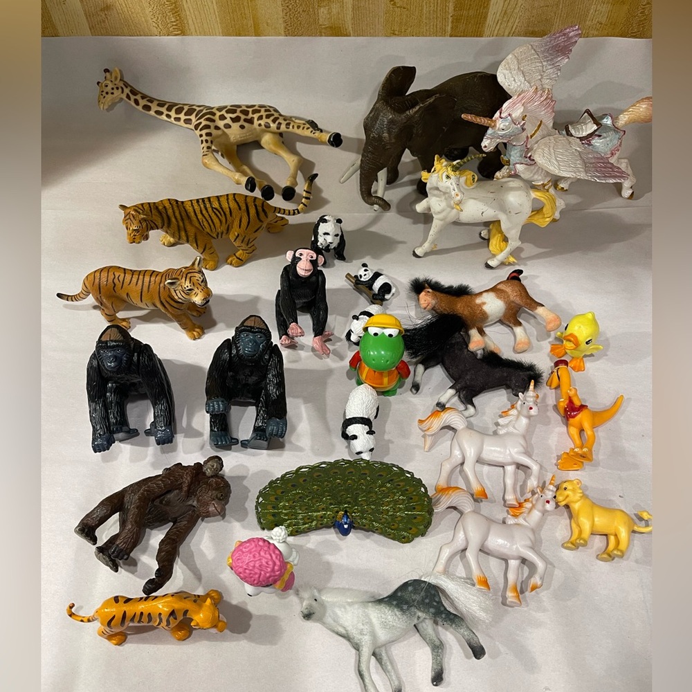 lot animals safari papo and k&m schleich